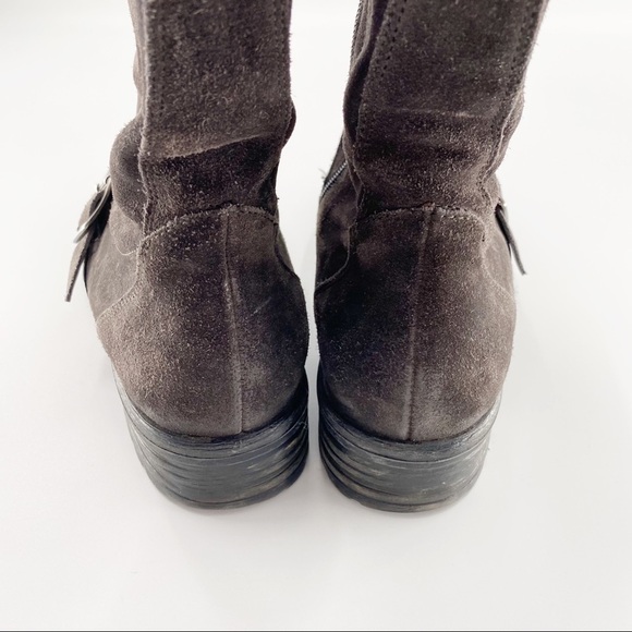 Paul Green Adison Dark Grey Suede Boots US Sz 9.5 - Picture 5 of 10